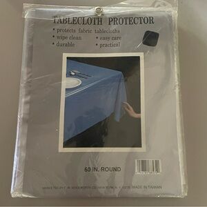 NIP Tablecloth Protector 60 in. Round